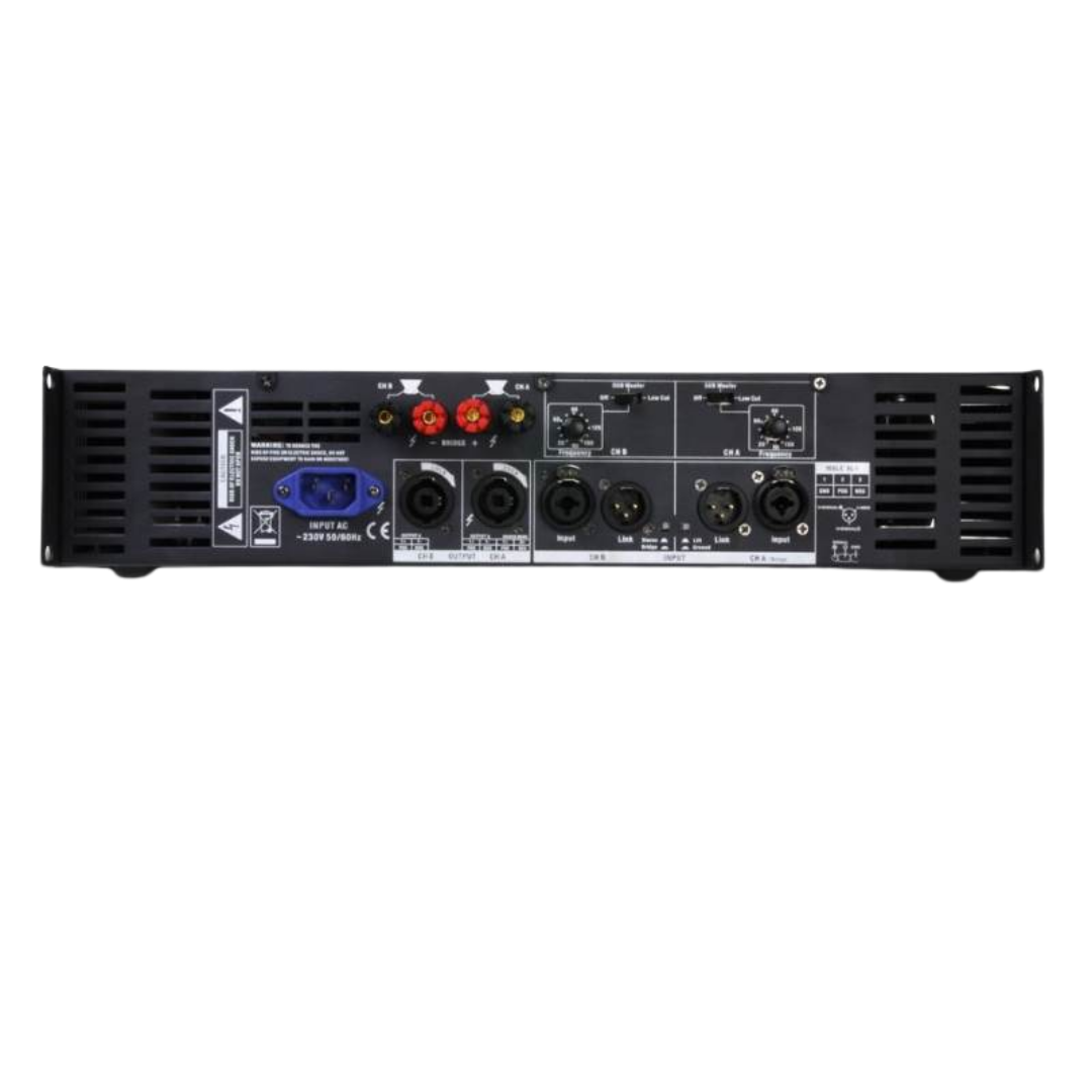 LD Systems LDDP1600 120V | Amplificador de Potencia Clase H Profesional 2×800W Rack 19”