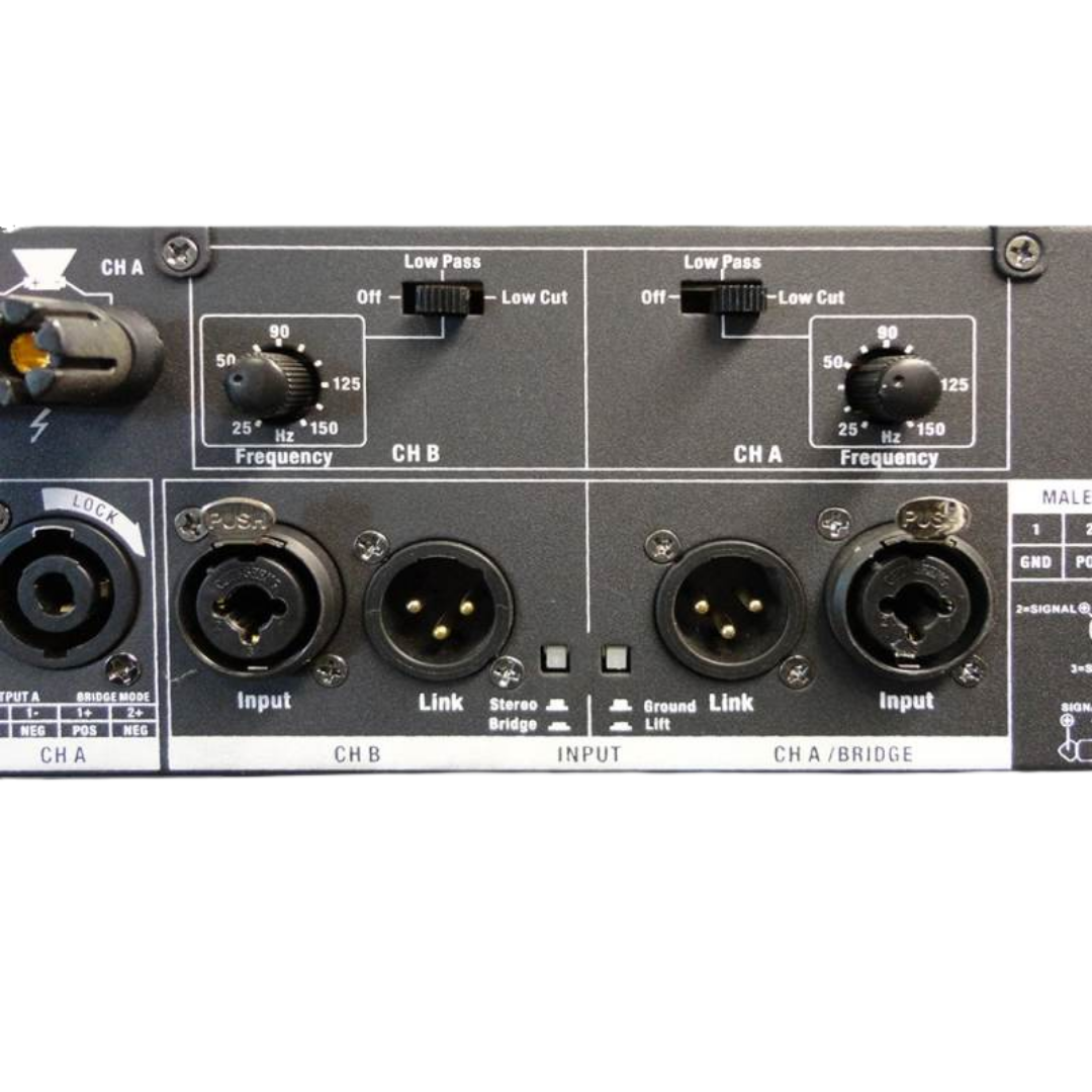 LD Systems LDDP1600 120V | Amplificador de Potencia Clase H Profesional 2×800W Rack 19”