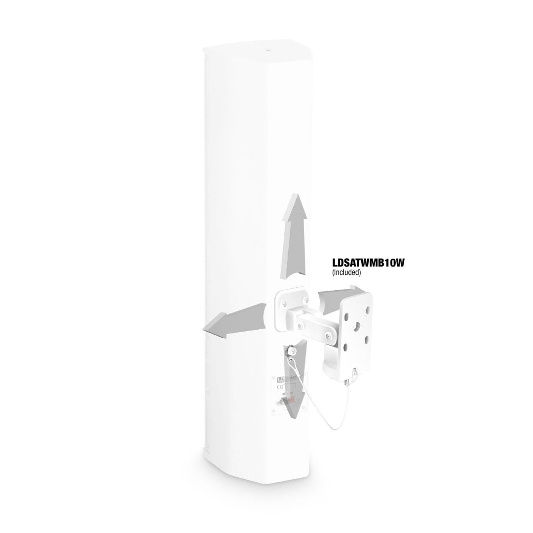 LD Systems LDSAT442G2W | Caja Pasiva Columnar 4 × 4” para Instalación