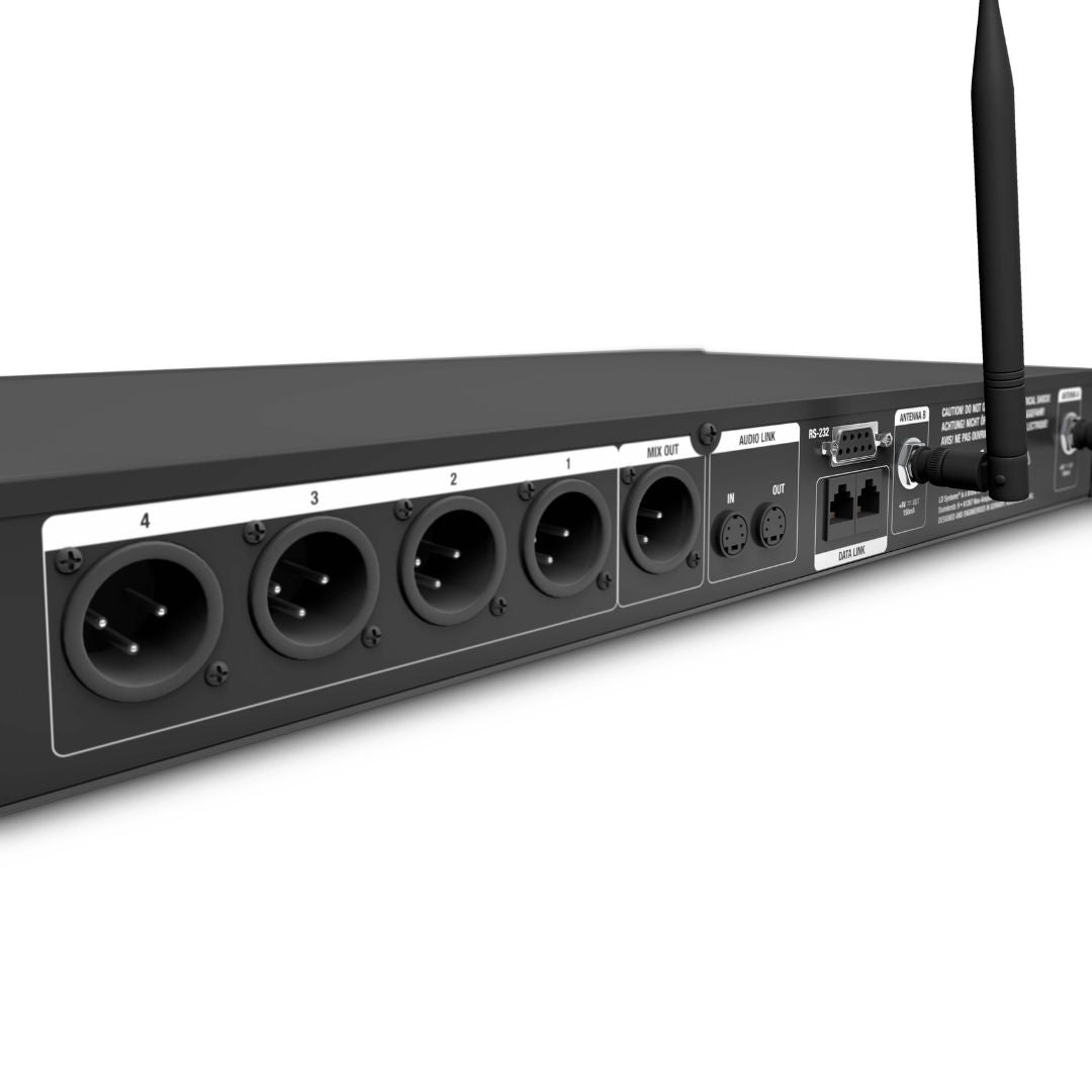 LD Systems LDU505CS4 | Sistema Inalámbrico de Conferencia UHF 4 Canales True Diversity