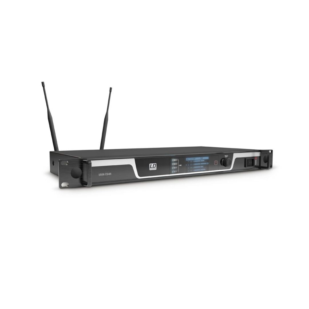 LD Systems LDU506CS4 | Sistema Inalámbrico de Conferencia UHF 4 Canales True Diversity