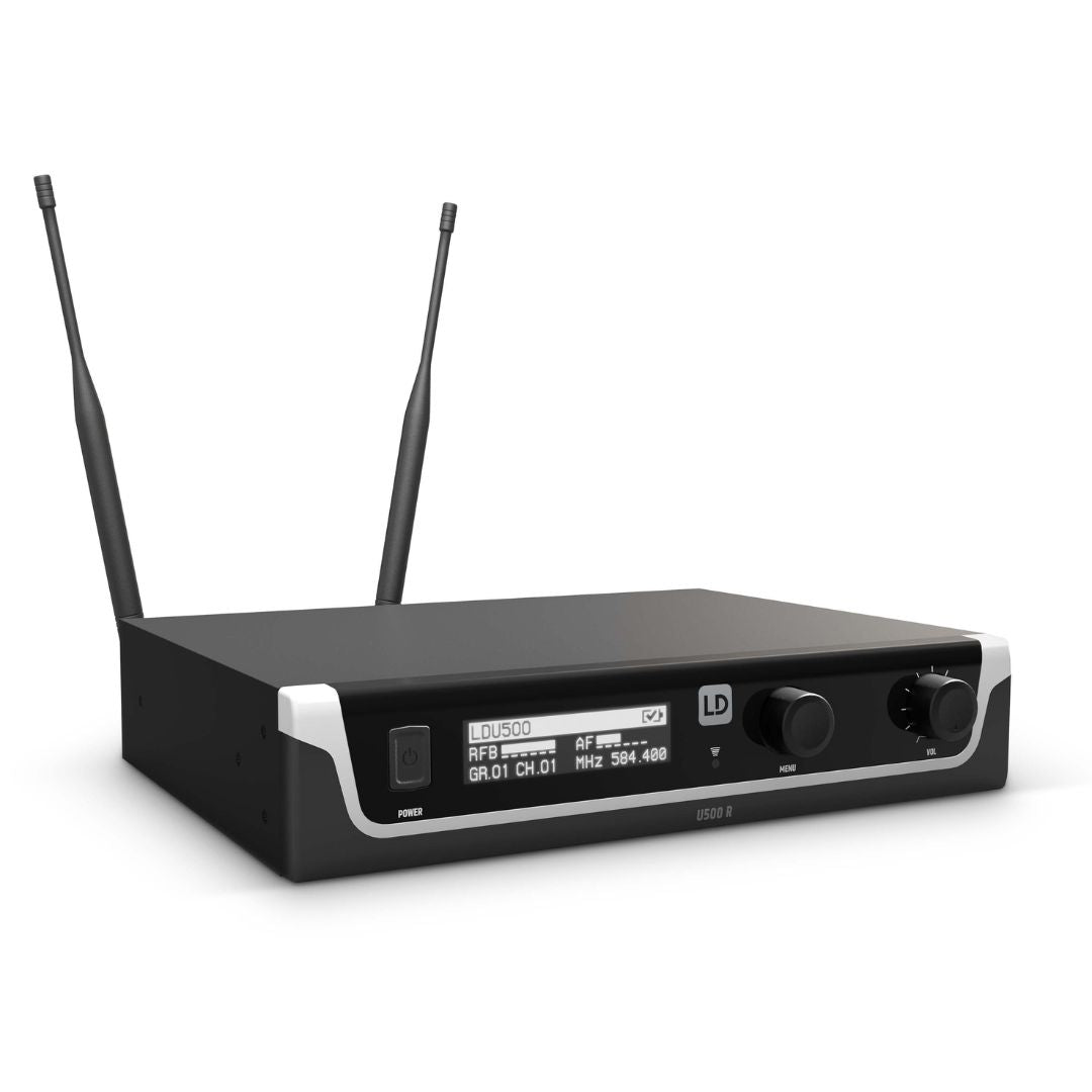 LD Systems U506HHD | Sistema de Micrófono Inalámbrico Doble Profesional UHF