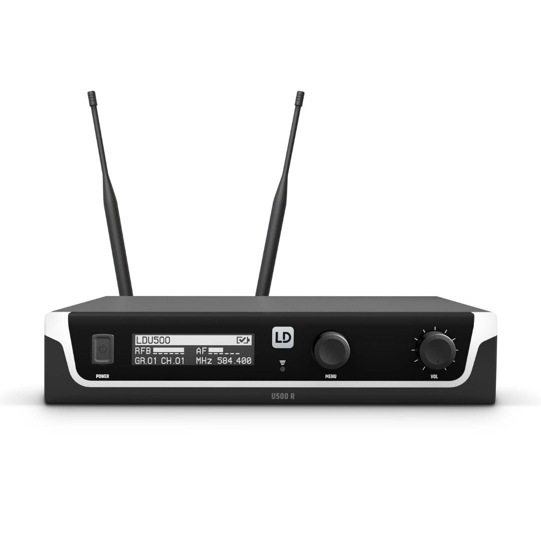 LD Systems U506HHD | Sistema de Micrófono Inalámbrico Doble Profesional UHF
