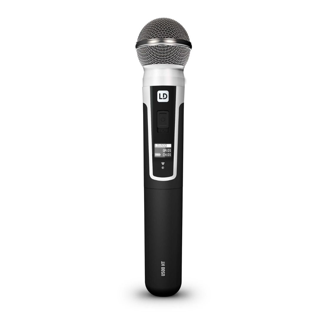 LD Systems U506HHD | Sistema de Micrófono Inalámbrico Doble Profesional UHF
