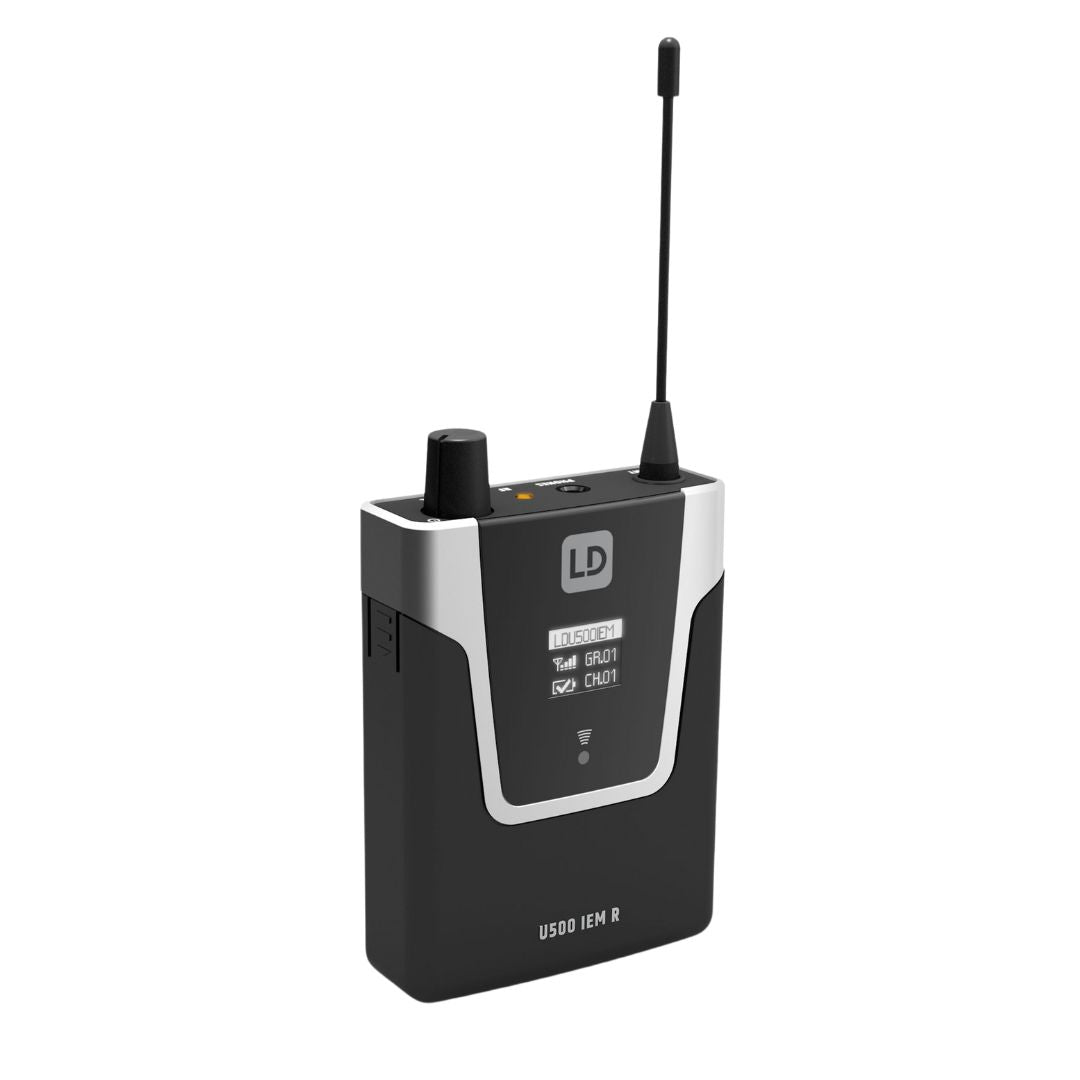 LD Systems LDU506IEMR | Receptor Bodypack In-Ear Monitor Profesional UHF 655–679 MHz
