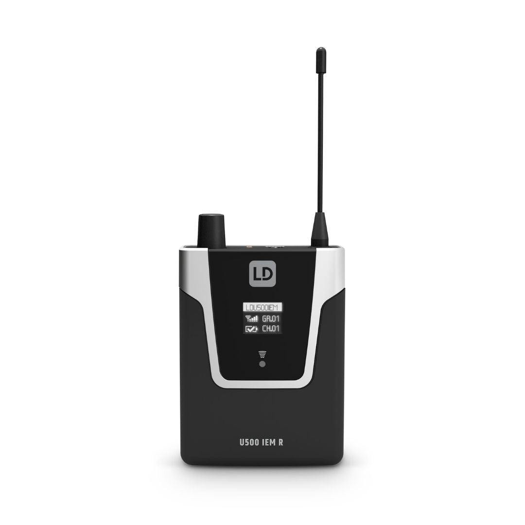 LD Systems LDU506IEMR | Receptor Bodypack In-Ear Monitor Profesional UHF 655–679 MHz
