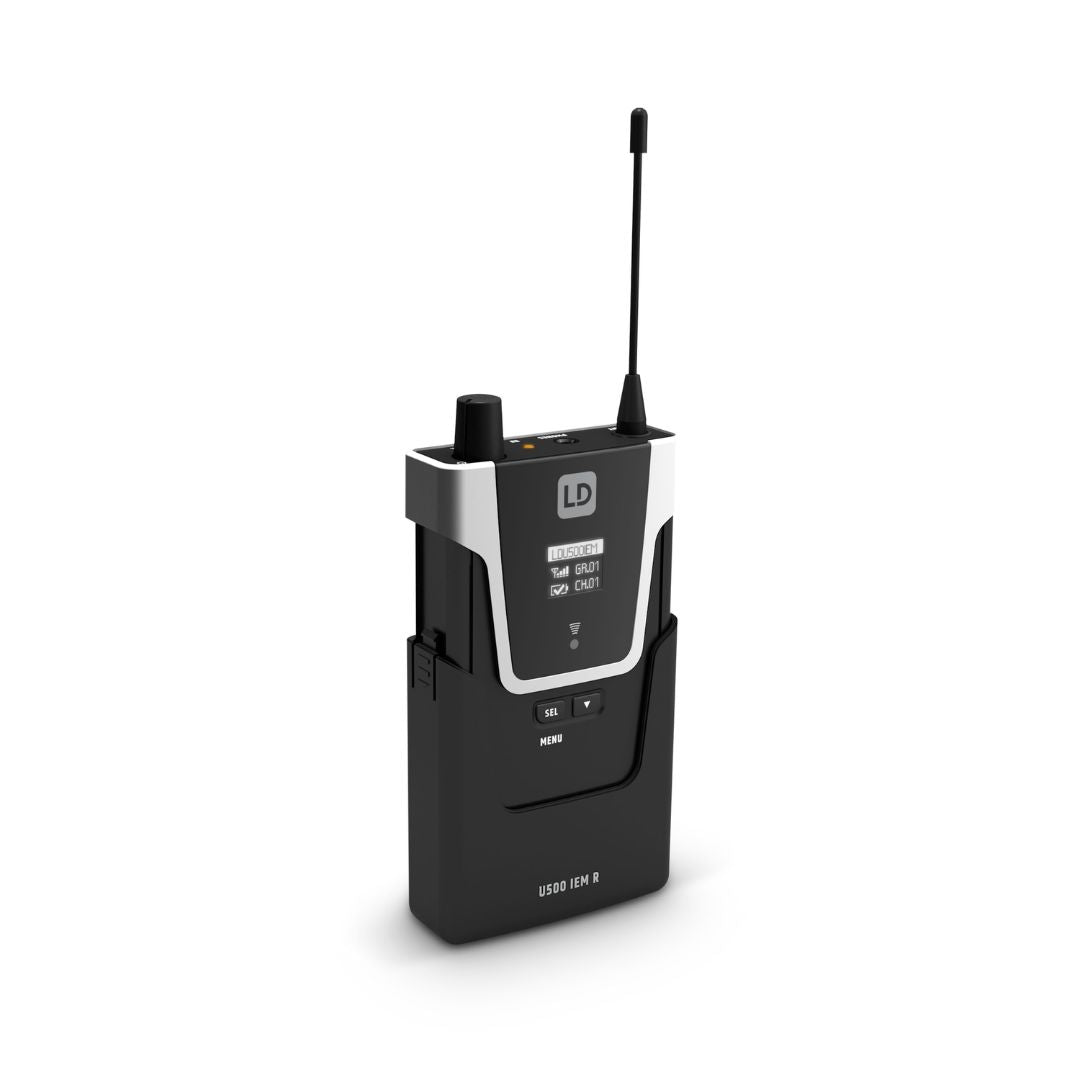 LD Systems LDU506IEMR | Receptor Bodypack In-Ear Monitor Profesional UHF 655–679 MHz