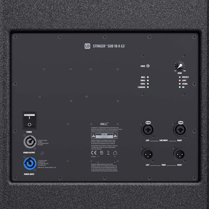 LD Systems STINGER SUB 18 AG3 | Subwoofer Activo Profesional 18”