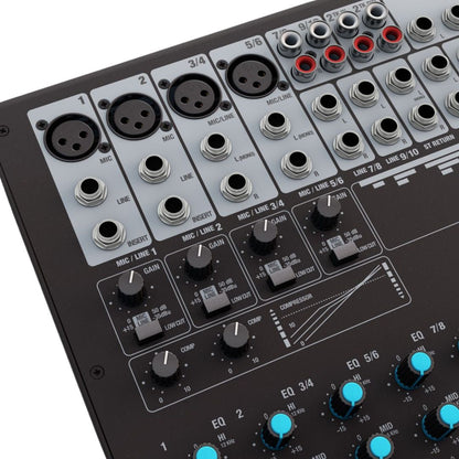 LD Systems VIBZ 10 C | Consola Analógica Profesional de 10 Canales con Compresor