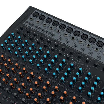 LD Systems VIBZ 24 DC | Consola Analógica Profesional de 24 Canales con Efectos Digitales y Compresor