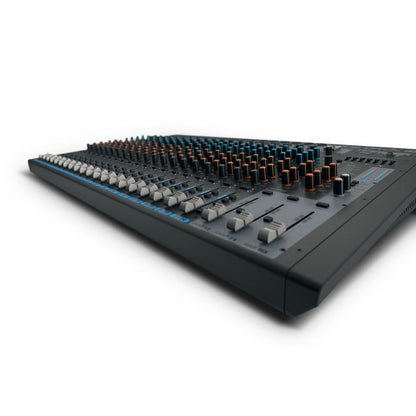 LD Systems VIBZ 24 DC | Consola Analógica Profesional de 24 Canales con Efectos Digitales y Compresor