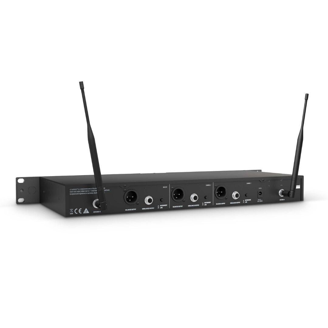 LD Systems LDU506HHD2 | Sistema Doble de Micrófonos Inalámbricos Profesionales True Diversity UHF