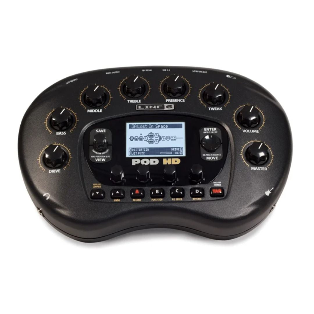 LINE 6 PEDALERA POD HD BEAN | Procesador de Modelado & Efectos de Guitarra