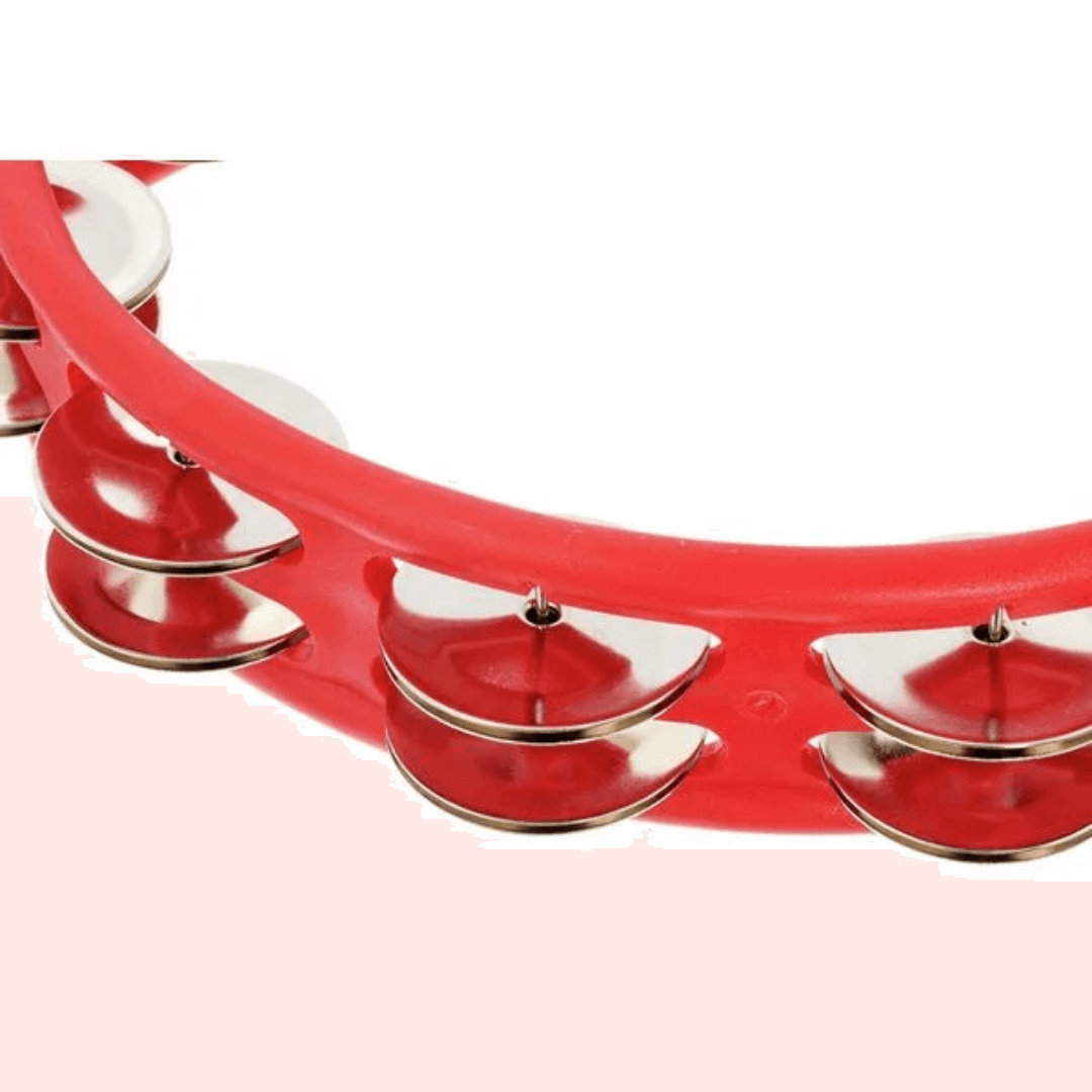 LP 161 Cyclops Hand Held Tambourine | Pandereta con 2 filas de 7 pares de Platillos (Made in USA)
