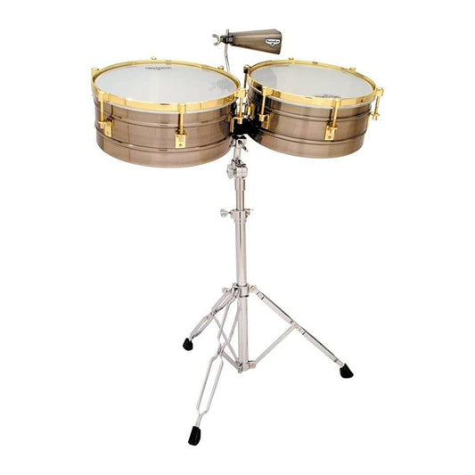 LP 257-KP | Timbales Karl Perazzo Signature 14” / 15” Acero Bronceado