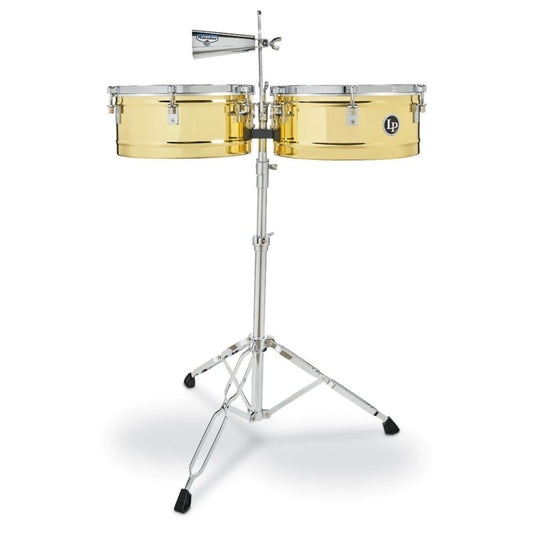 LP Matador® M257B | Timbales 14” / 15” Dorados con soporte