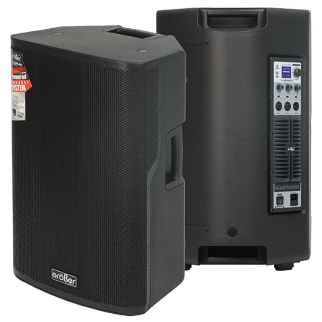 Grober LUXUS 15 | Caja Activa 15” con DSP y Bluetooth 2400W