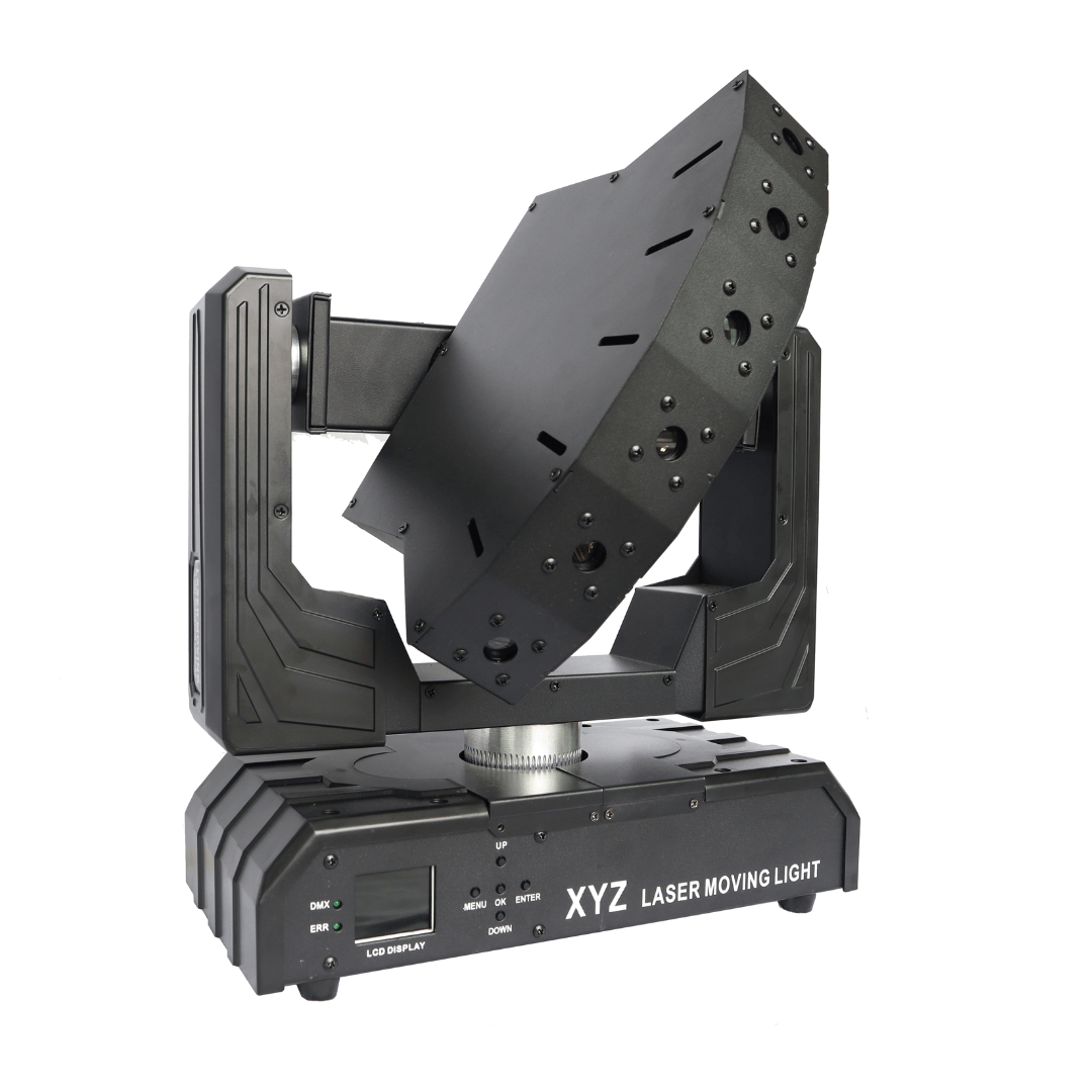 Láser Robótico TRITÓN XYZ - POWER PRO RGB 6 Ojos con Rotación Infinita