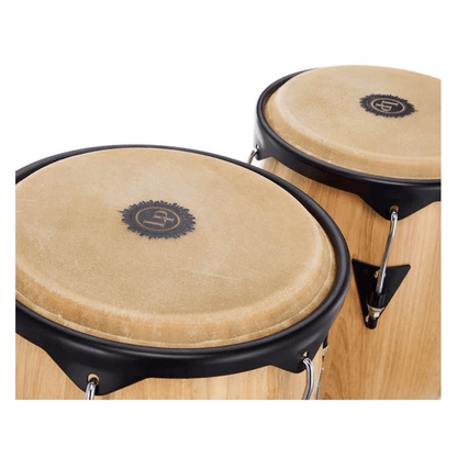 LP 647NY-AW City Series Conga Set 10” & 11” con Stand Doble | Latin Percussion (Natural Wood – Made in USA)