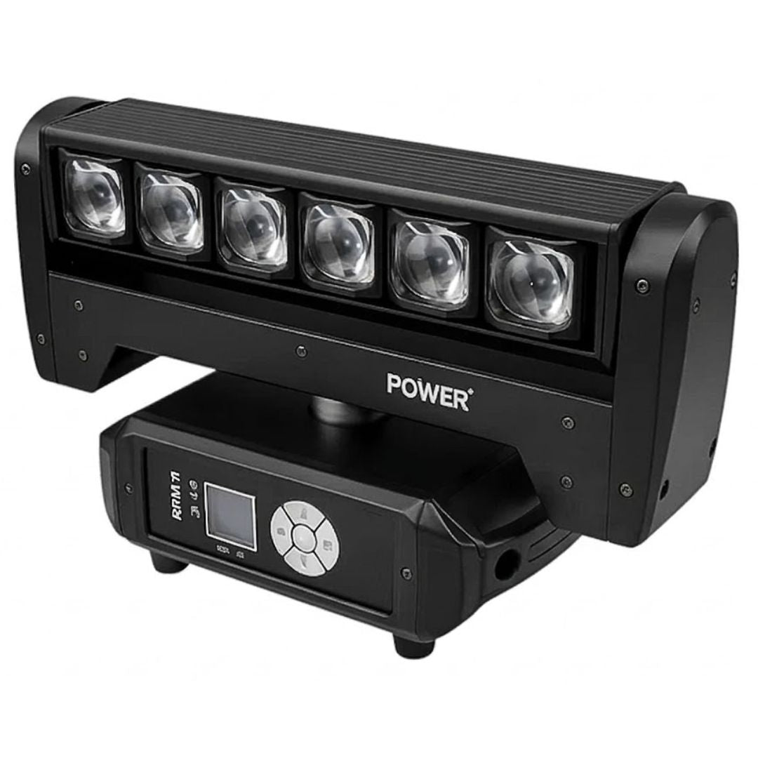Luminaria 2 en 1 BEAM ATOMIC PIXEL LED - 6×40W RGBW con Control Profesional