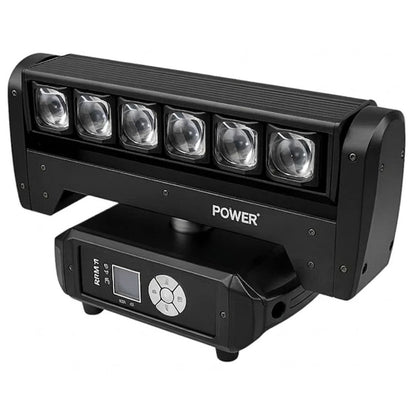 Luminaria 2 en 1 BEAM ATOMIC PIXEL LED - 6×40W RGBW con Control Profesional