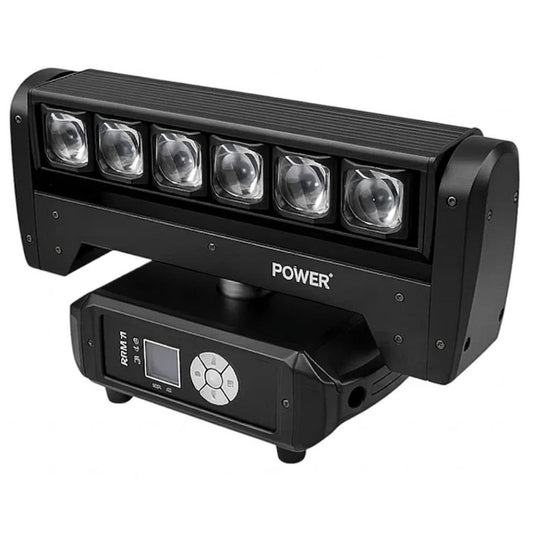 Luminaria 2 en 1 BEAM ATOMIC PIXEL LED - 6×40W RGBW con Control Profesional