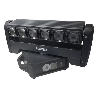 Luminaria 2 en 1 BEAM ATOMIC PIXEL LED - 6×40W RGBW con Control Profesional
