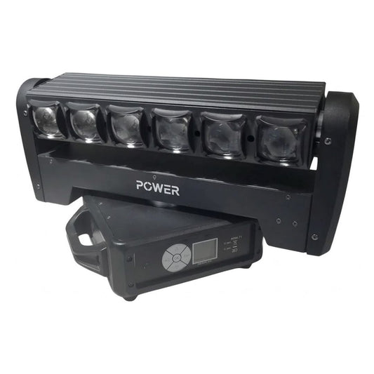 Luminaria 2 en 1 BEAM ATOMIC PIXEL LED - 6×40W RGBW con Control Profesional