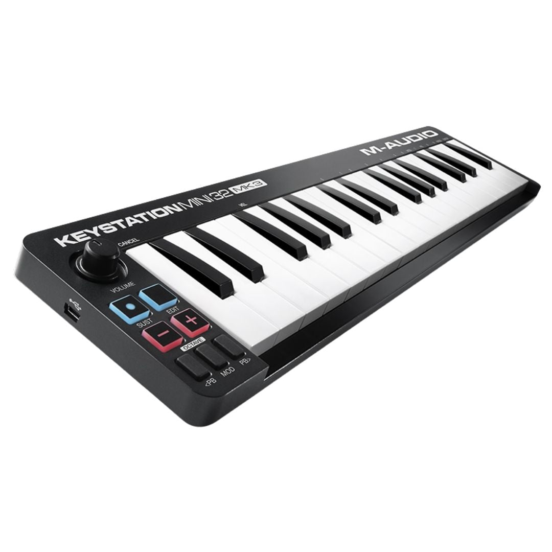 M-AUDIO Keystation Mini 32 | Controlador MIDI USB de 32 Teclas Mini