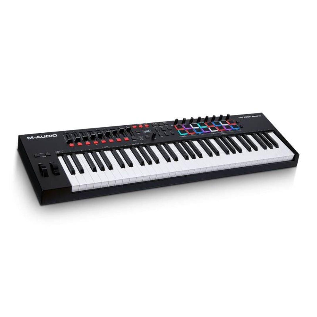 M-AUDIO Oxygen Pro 61 | Controlador MIDI USB de 61 Teclas