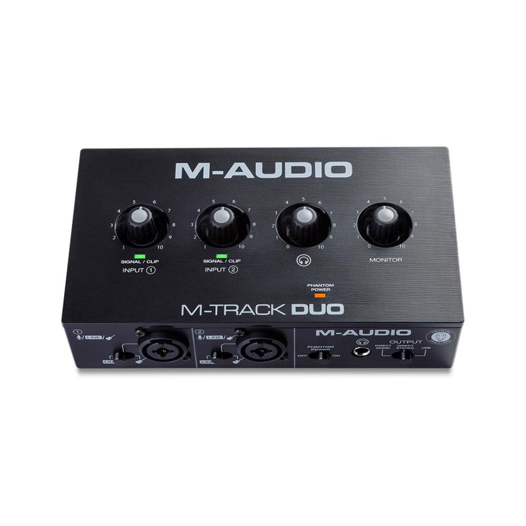 M-AUDIO M-Track Duo | Interfaz De Audio USB De 2 Canales Para Mac y PC