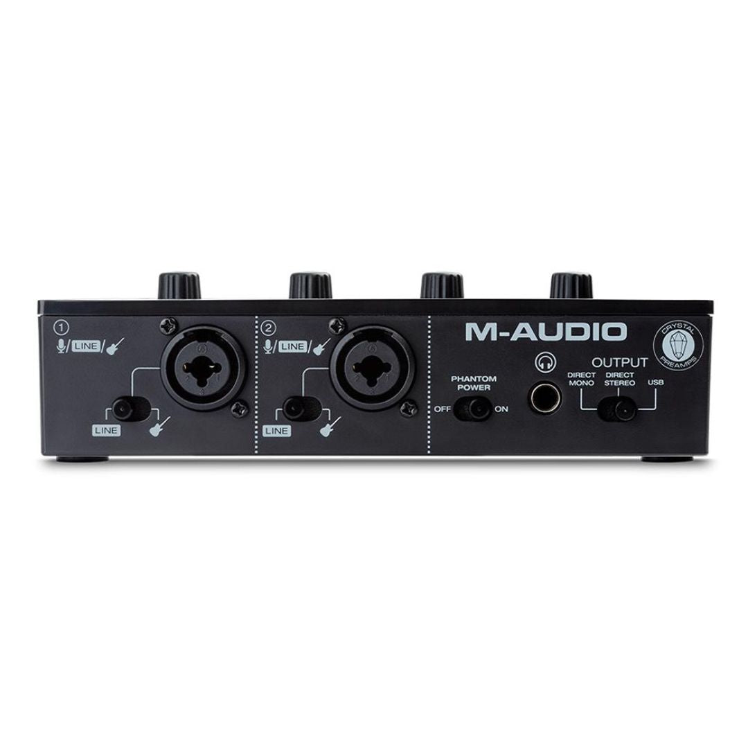 M-AUDIO M-Track Duo | Interfaz De Audio USB De 2 Canales Para Mac y PC