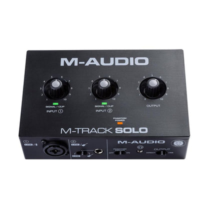 M-AUDIO M-Track Solo II | Interfaz De Audio USB Compacta 16-bit / 48 kHz