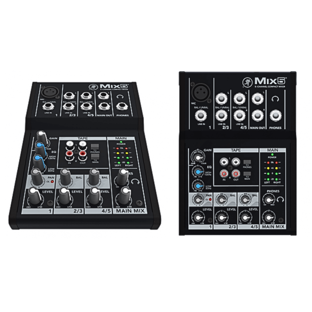Mackie MACKIE MIX5 | Consola Compacta de 5 Canales Mezcla Estéreo