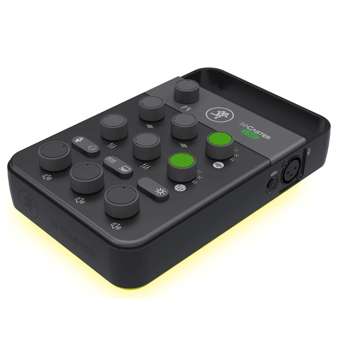 Mackie M CASTER LIVE | Consola Portátil para Streaming, Móviles y Podcasting