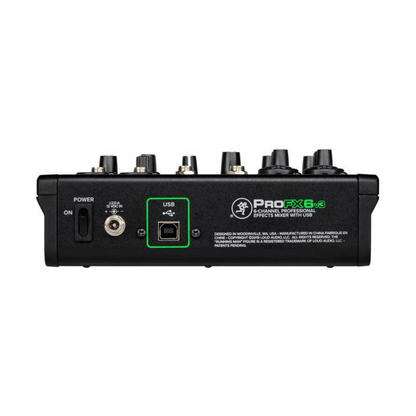 Mackie PROFX6 V3 | Consola Analógica de 6 Canales con USB + FX GigFX™