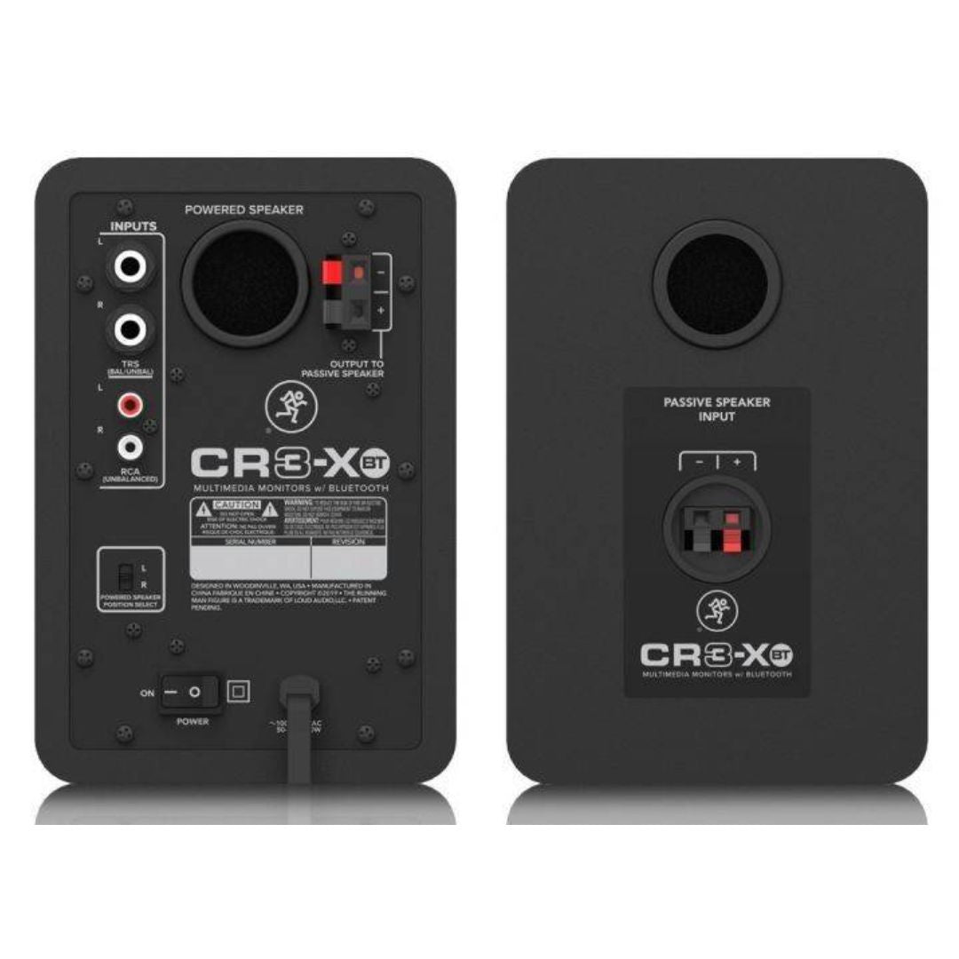 Mackie CR3-XBT | Monitores de Estudio Multimedia 3” con Bluetooth