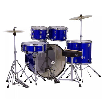 MAPEX CM5295FTCIB | Batería Acústica de 5 Piezas Serie Comet con Platillos y Hardware – Indigo Blue
