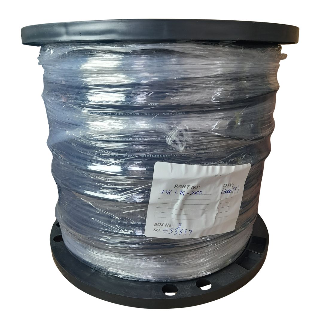 MIC1.K-1000 Rapco HORIZON | Rollo Cable Micrófono Balanceado 24AWG 304m (1000 ft)
