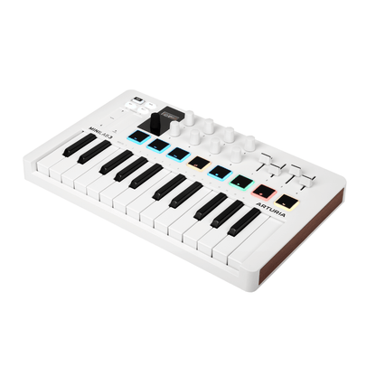 Arturia MINILAB 3 WHITE EDITION | Controlador MIDI Universal – 25 Teclas