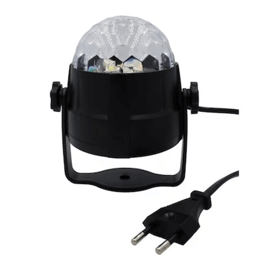 Mini Magic Ball Luz LED RGB con Sensor de Sonido - Efecto Disco Automático para Fiestas y Eventos