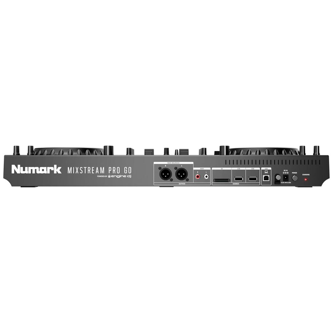 Numark MIXSTREAM PRO GO | Controlador DJ Autónomo con Batería y WiFi Integrado