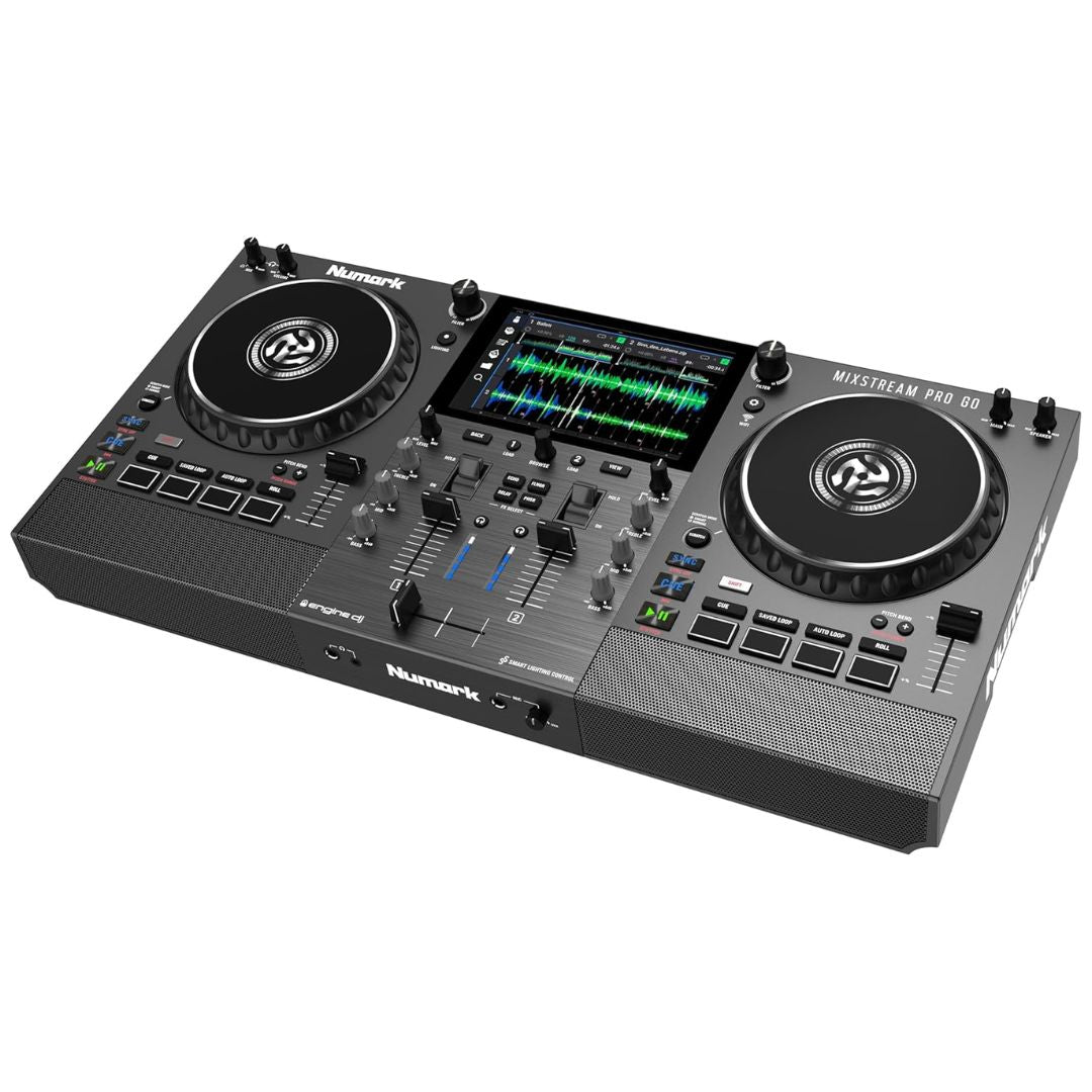 Numark MIXSTREAM PRO GO | Controlador DJ Autónomo con Batería y WiFi Integrado