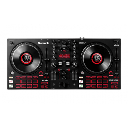 Numark MIXTRACK PLATINUM FX | Controlador DJ Profesional de 4 Decks con FX Pads