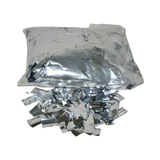MOKA SFX | Confeti Metálico Plateado Ignífugo para Máquinas de Confeti