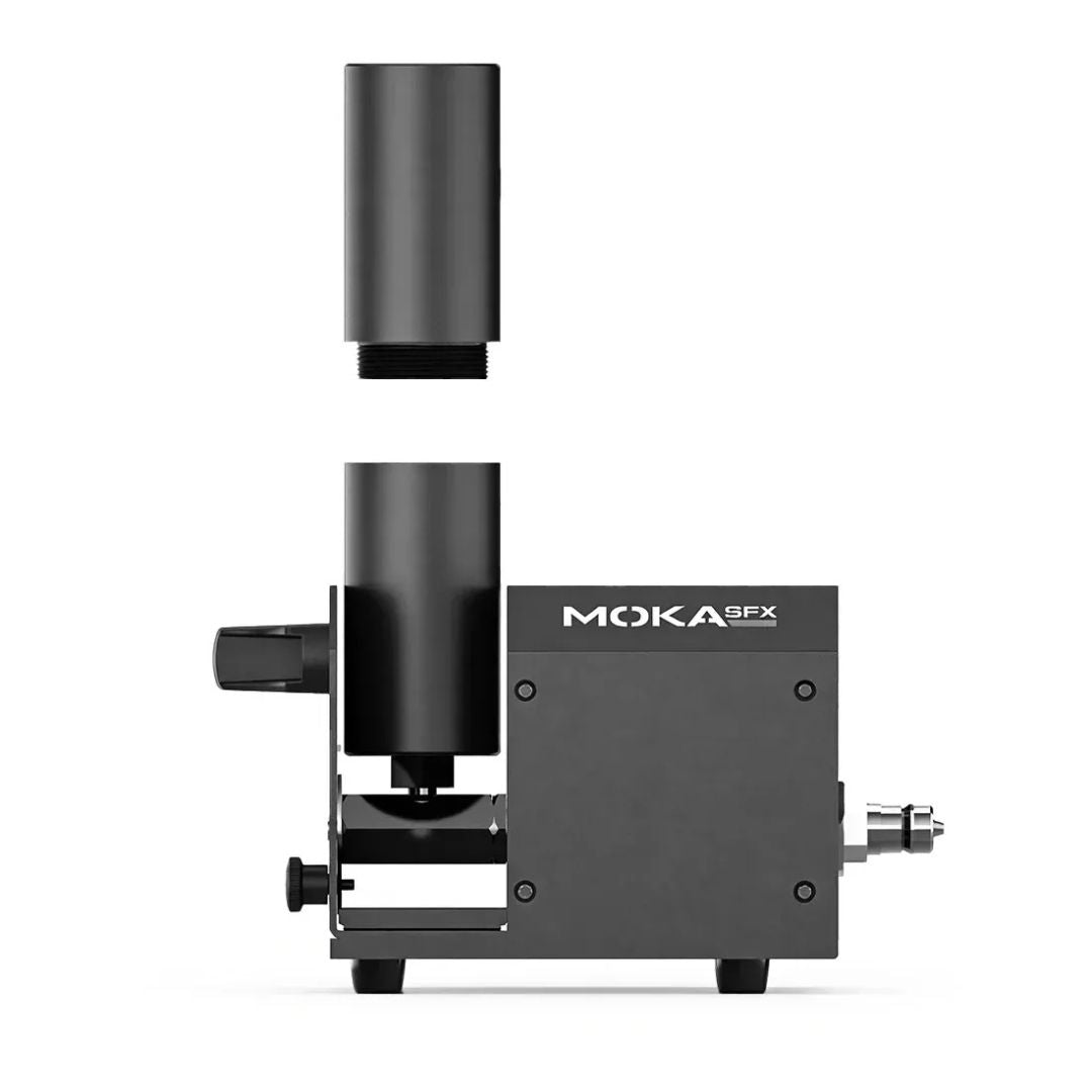 MOKA SFX H-C02 | Cañón Profesional de CO₂ Ajustable 180° Sin Hielo