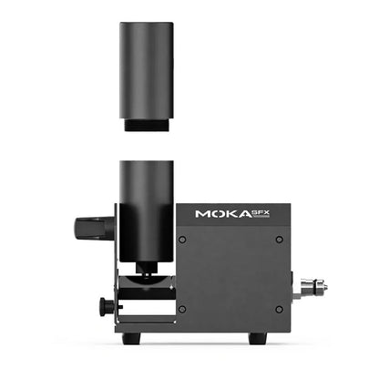 MOKA SFX H-C02 | Cañón Profesional de CO₂ Ajustable 180° Sin Hielo