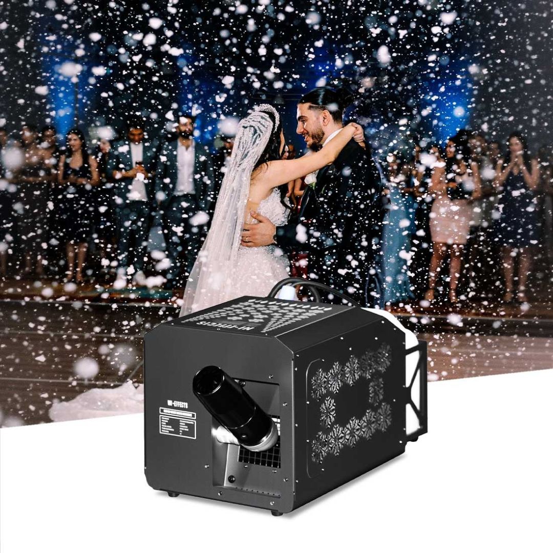 MOKA SFX H-S03 | Máquina Profesional de Nieve Silenciosa de 1000W para Tormentas de Nieve