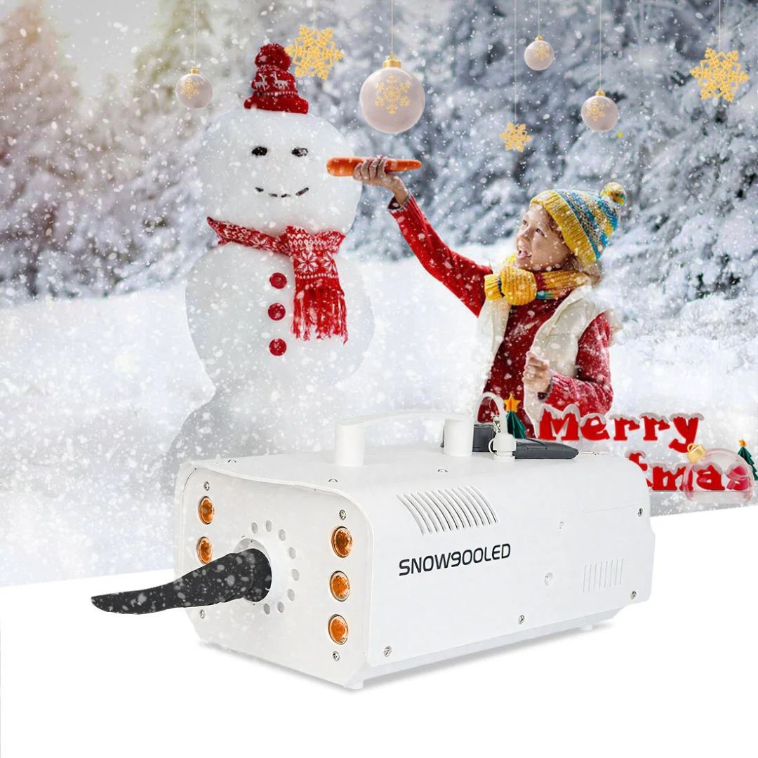 MOKA SFX H-S08 | Máquina Profesional de Nieve Portátil de 900W con LED RGB