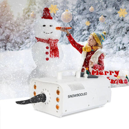 MOKA SFX H-S08 | Máquina Profesional de Nieve Portátil de 900W con LED RGB